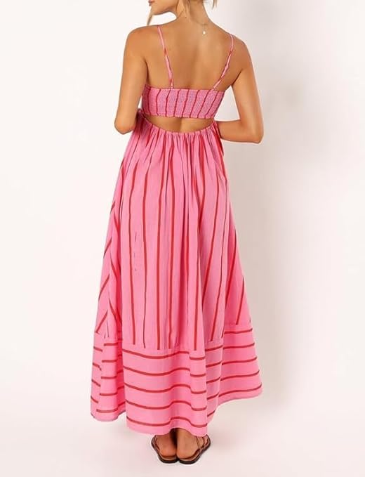 Rosa | Sunset Vibes Maxi Kleid