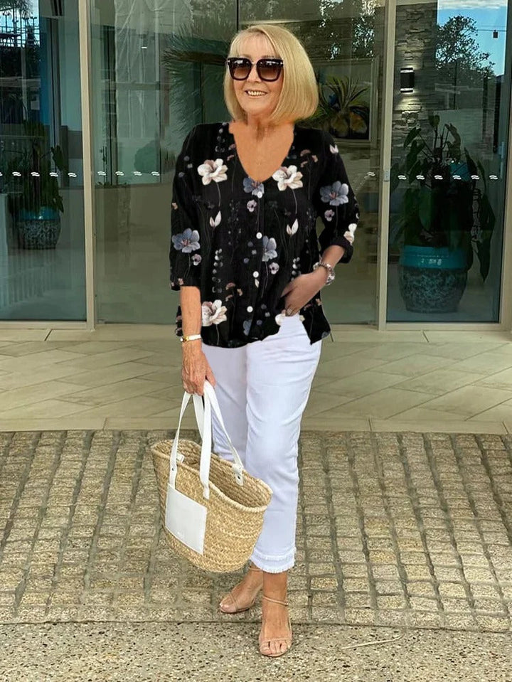 RAYA™ - Floral Charm Everyday Blouse