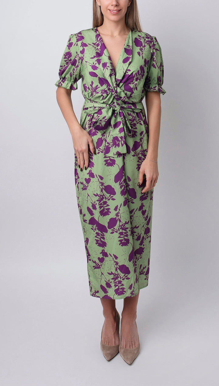 CARINA | Women's Long Dress with Floral Print