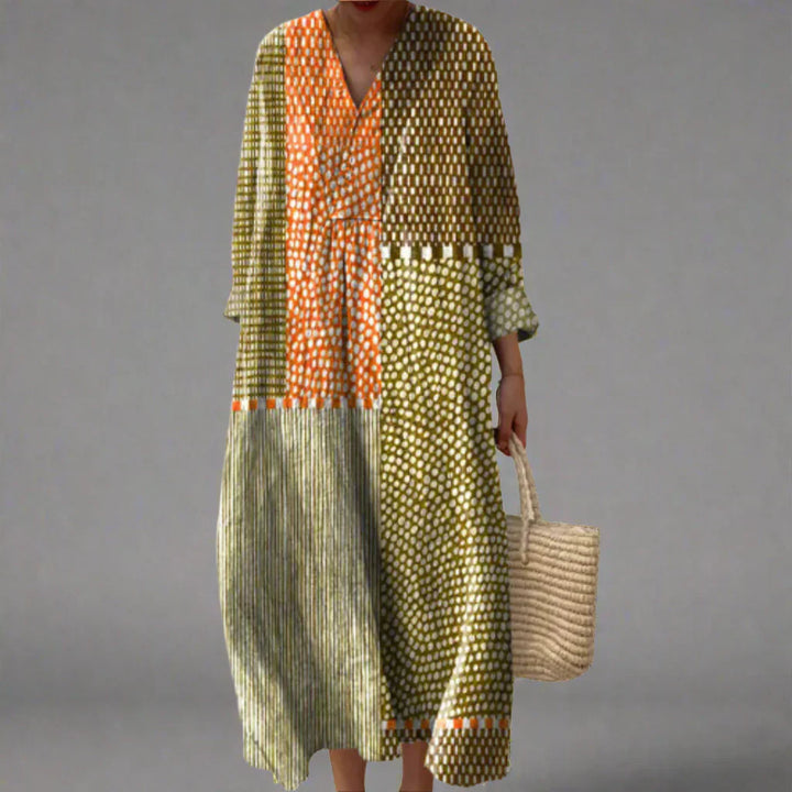 Carla | Elegant Geometric Dress