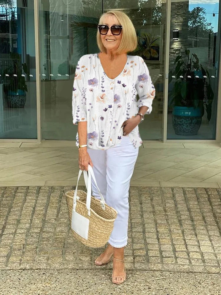 RAYA™ - Floral Charm Everyday Blouse