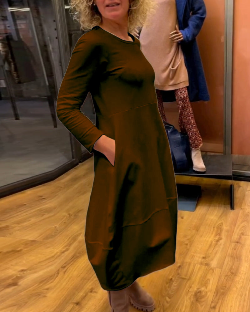 ALINA™ -  Chic Midi Dress