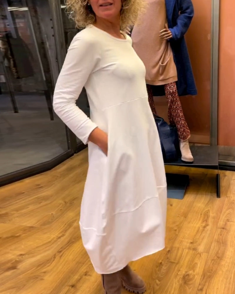 ALINA™ -  Chic Midi Dress