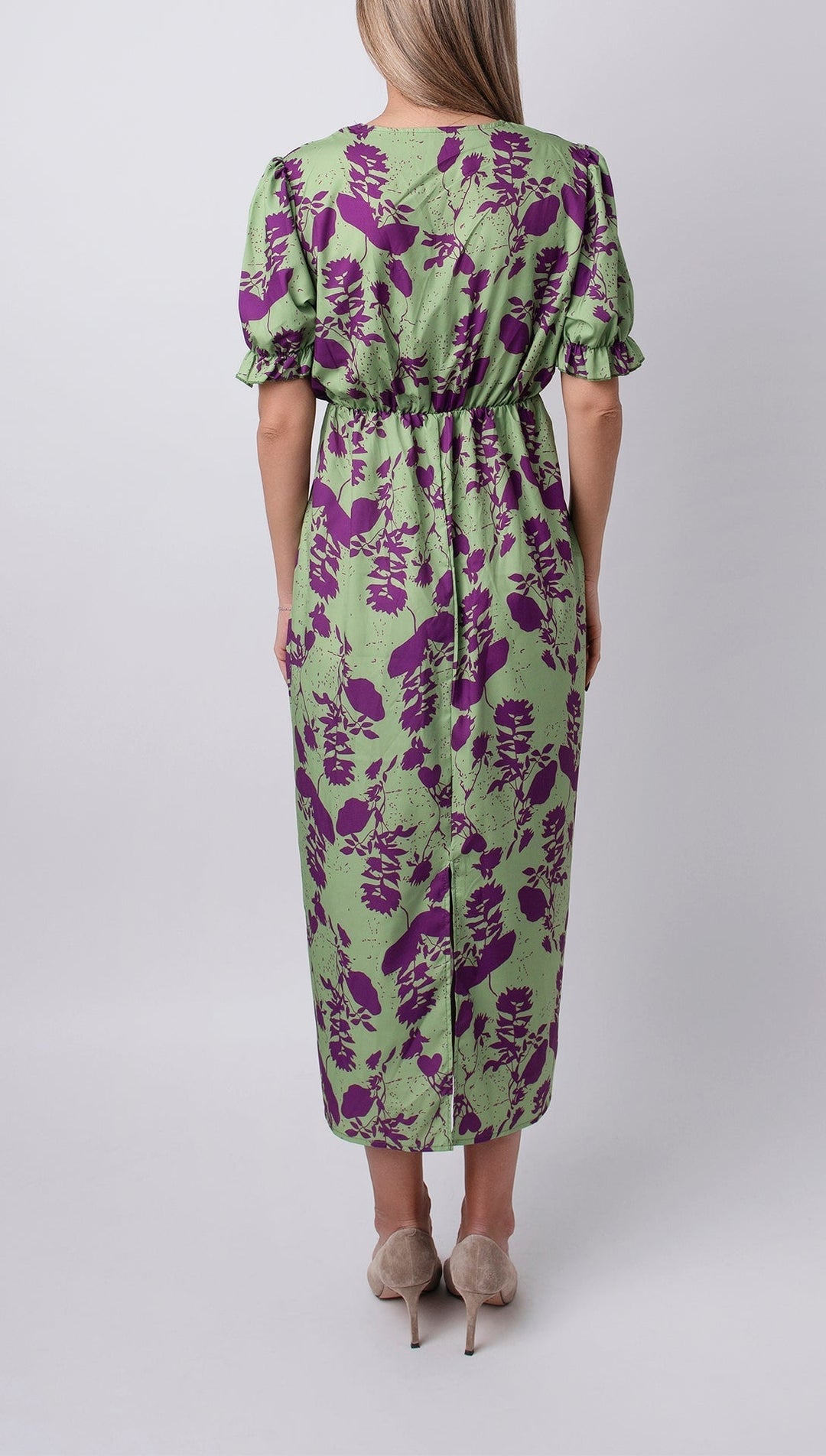 CARINA | Women's Long Dress with Floral Print