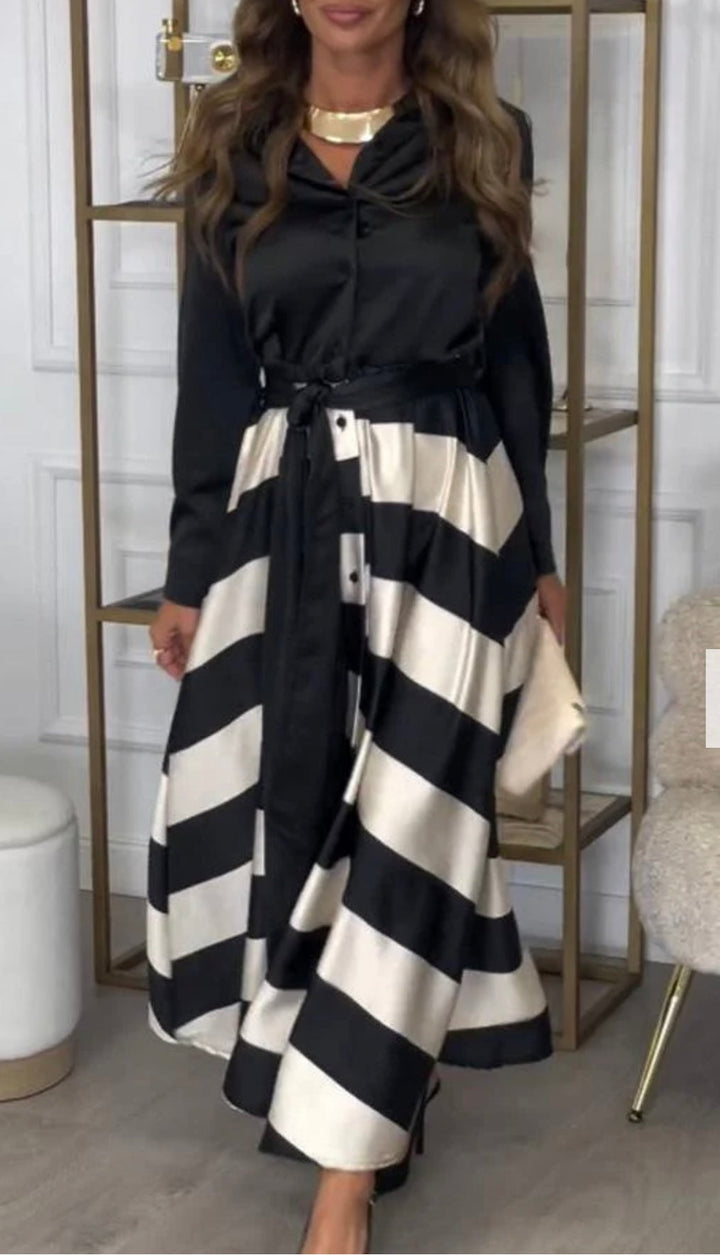 CALISTA™ - Satin Stripe Dress