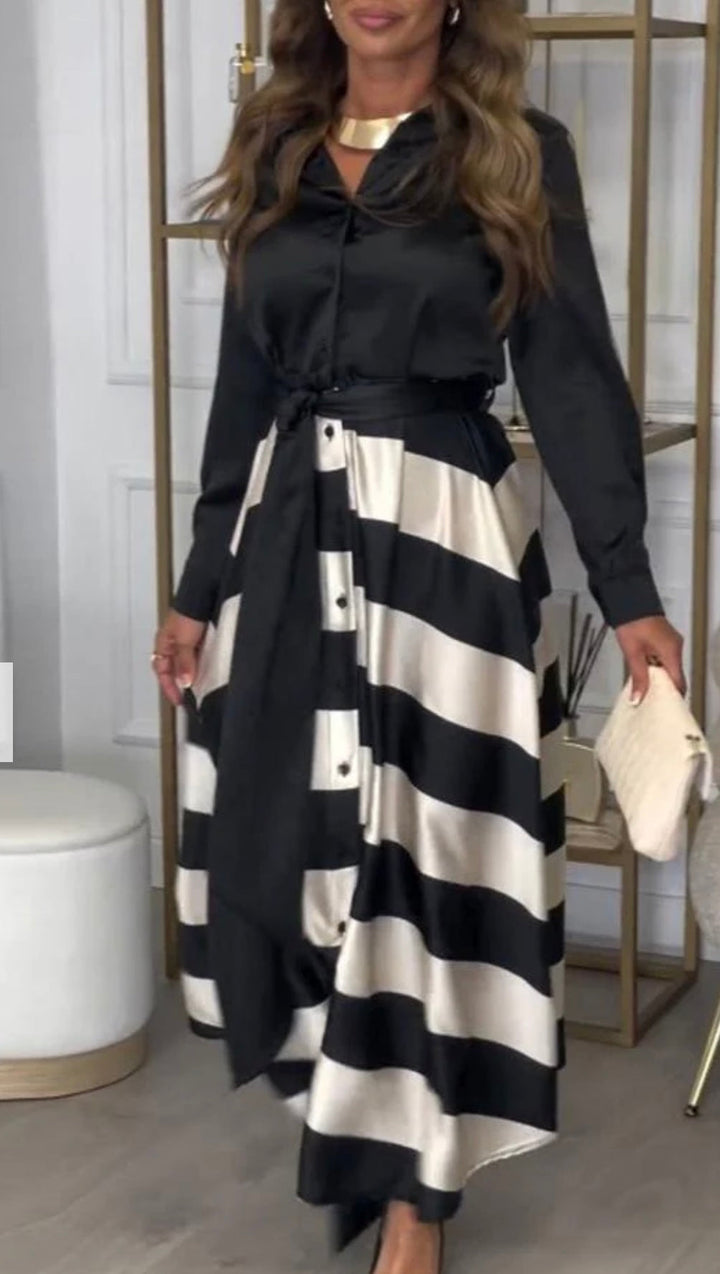 CALISTA™ - Satin Stripe Dress